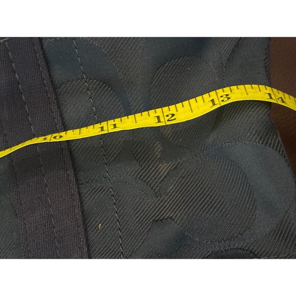 Coach Kyra Blue Monogram Daisy Signature Shoulder Bag with Daisy Charm GUC - Picture 9 of 10